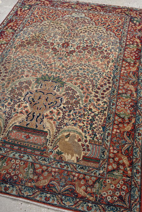 Antique Lavar Area Rug (4' x 6')